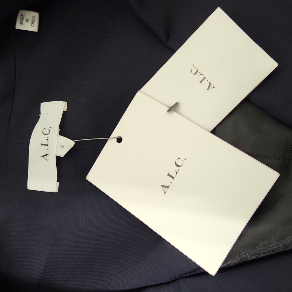 NWT A.L.C. Jocelyn Sleeveless Blazer Mini-Dress. Size 6 - Picture 13 of 13